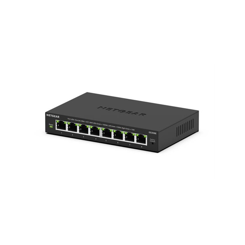 Commutateur réseau Netgear GS308E – 8 ports Gigabit, GS308E-400EUS