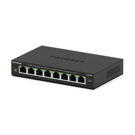 Commutateur réseau Netgear GS308E – 8 ports Gigabit, GS308E-400EUS