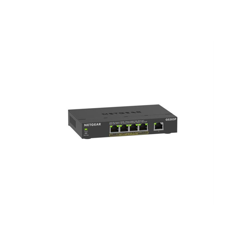 Commutateur réseau Netgear GS305P – 5 ports Gigabit
