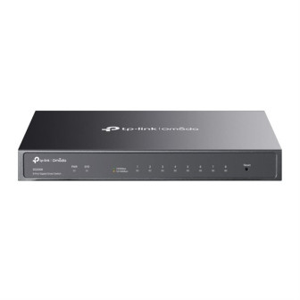 Commutateur TP-Link SG2008 – 8 ports Gigabit, géré, PoE 62 W, 1 port PoE entrée