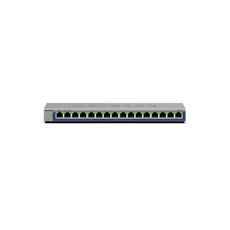 Commutateur réseau Netgear GS116 – 16 ports Gigabit, réf. 3820197