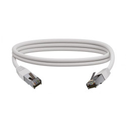 Cordon RJ45 Cat 6 – 1 m, coloris gris, blanc, bleu, jaune, vert, violet, noir ou rouge