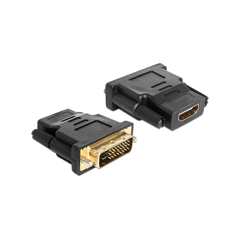 Adaptateur Delock DVI-D mâle vers HDMI femelle