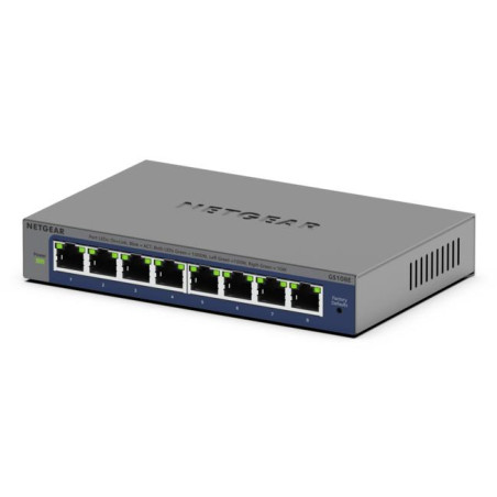 Commutateur réseau Netgear GS108E – 8 ports Gigabit, GS108E-400EUS