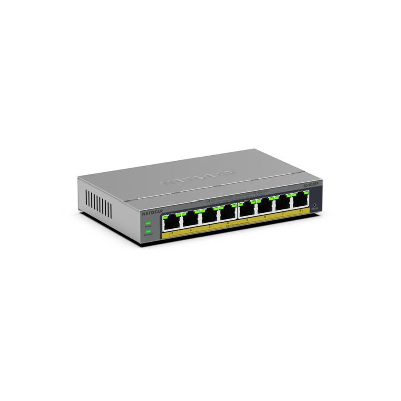 Commutateur réseau Netgear 8 ports Gigabit – GS108EP