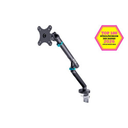 Support d’écran Digitus Design – 35 pouces, 10 kg, ressort mécanique, noir