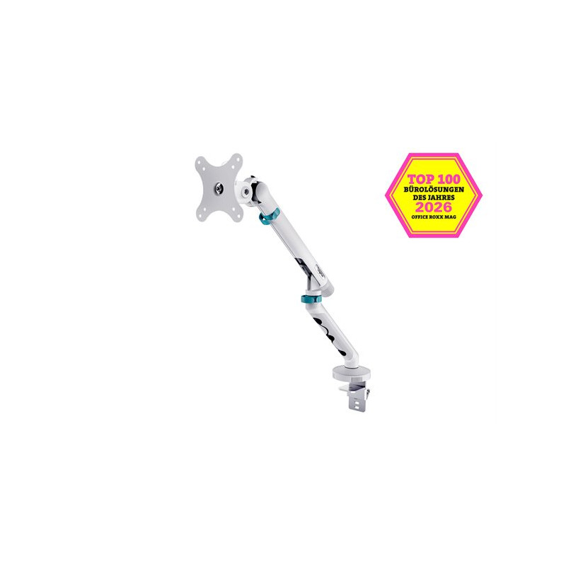 Support d’écran Digitus Design – 35 pouces, 10 kg, ressort mécanique, blanc