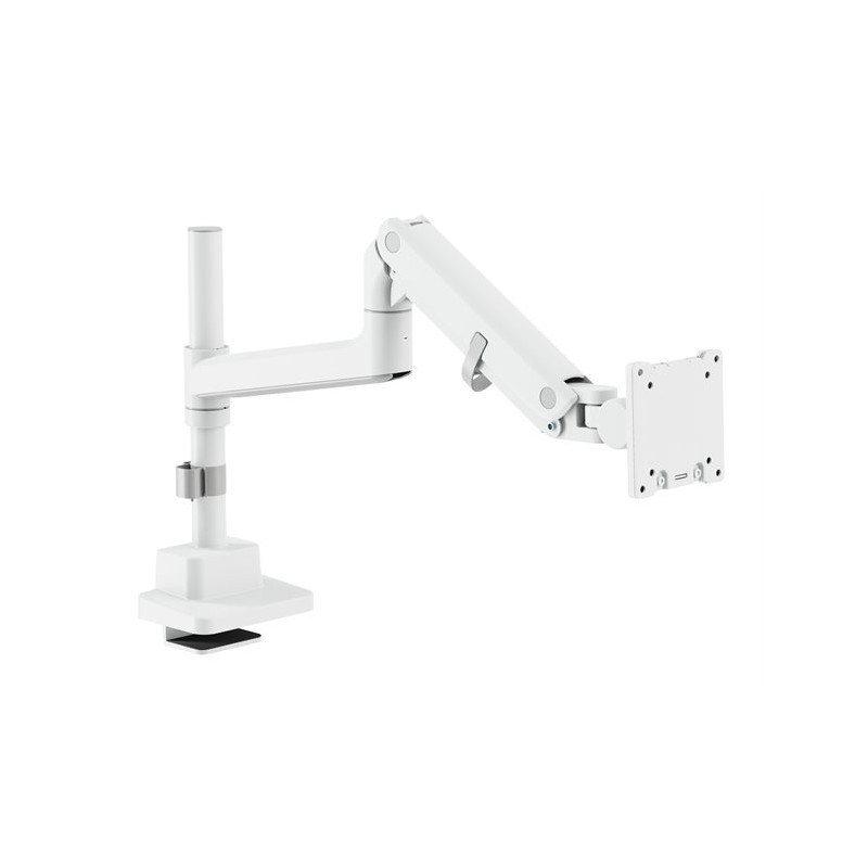 Support d’écran Digitus – 57 pouces, 27 kg, ressort à gaz, blanc