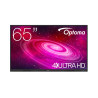 Écran d'affichage dynamique Optoma 1651RK – LED 165 cm (65"), 4K Ultra HD, tactile, noir