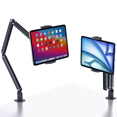 Support de tablette CreaDream – bras extensible en aluminium, pour bureau, 4,7 à 13 pouces