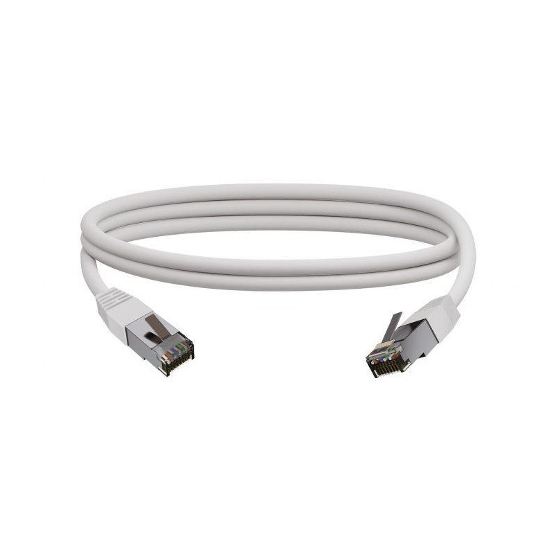 Cordon RJ45 Cat 6 – 3 m, coloris gris, blanc, bleu, jaune, vert, violet, noir ou rouge
