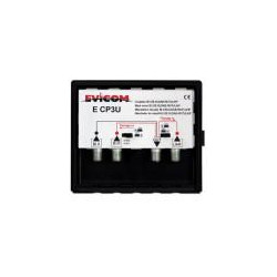 Coupleur 3 entrées UHF/BIII/FM – avec PC UHF
