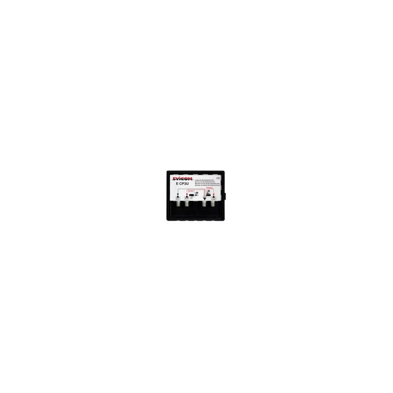 Coupleur 3 entrées UHF/BIII/FM – avec PC UHF