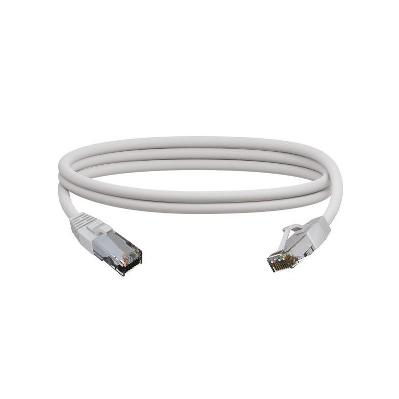 Cordon RJ45 Cat 6A – 0,5 m, coloris gris, blanc, bleu, jaune, vert, violet, noir ou rouge
