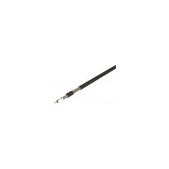 Câble coaxial RG6 17 PATC – noir, classe A, -17 dB à 800 MHz