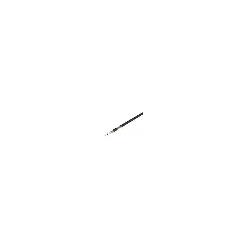 Câble coaxial RG6 17 PATC – noir, classe A, -17 dB à 800 MHz