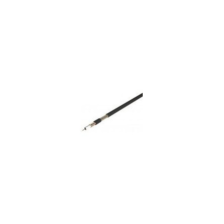 Câble coaxial RG6 17 PATC – noir, classe A, -17 dB à 800 MHz