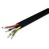 Câble coaxial 4 x RG6 17 VATC – noir