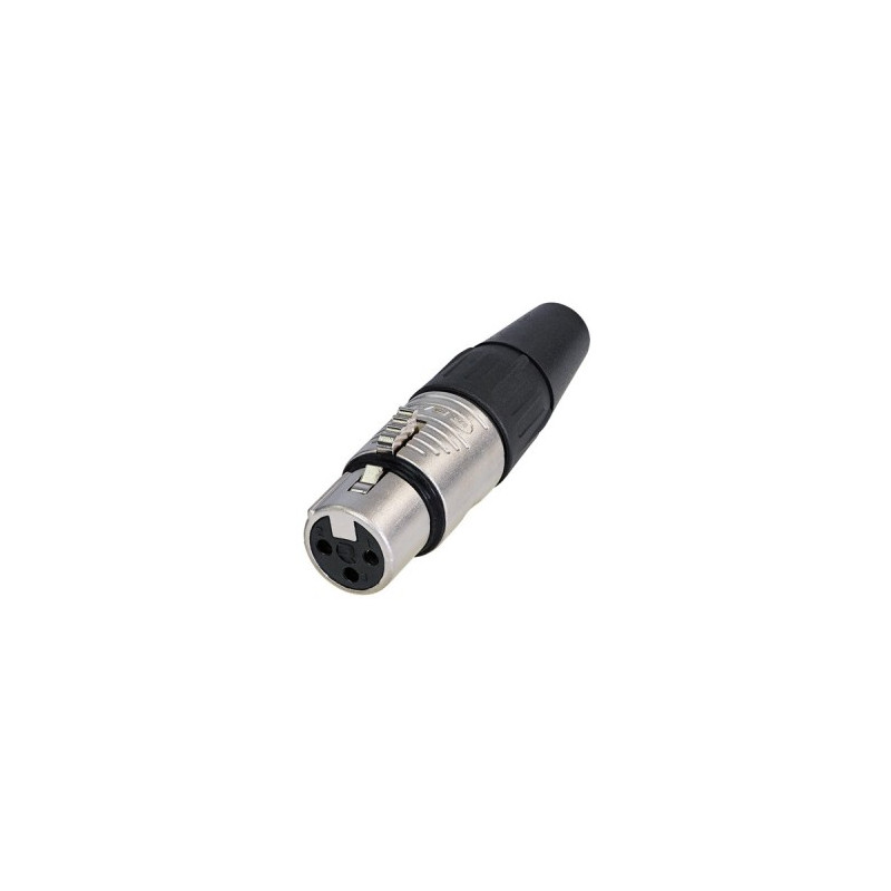 Fiche XLR 3 pointes femelle droite