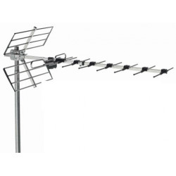 Antenne UHF, canaux 21-48, 27 éléments, G5 dBi