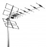 Antenne UHF, canaux 21-48, 29 éléments, 13 dB, LTE 700 MHz