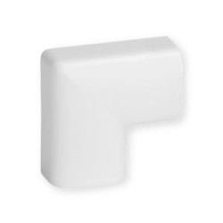Angle plat pour goulotte TM 22x 12.5, blanc