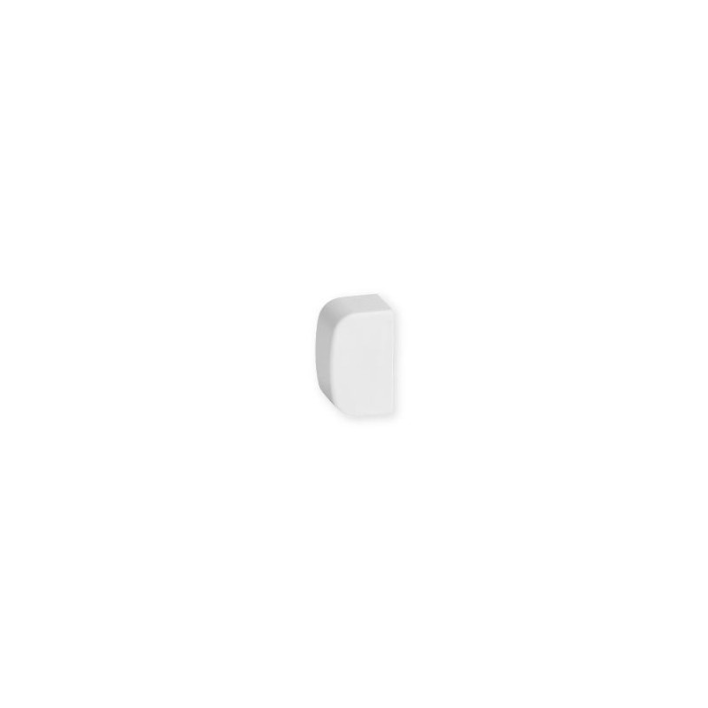 Embout de finition pour goulotte TM 22 x 12.5, blanc