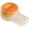 Connecteur courant faible 2 entrées pour fils monobrins 0.4-0.9 mm
