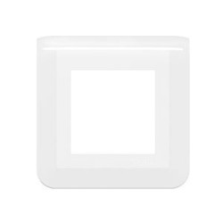Plaque de finition Mosaic 2 modules blancs