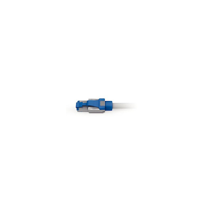 Plug court RJ45 10G, classe Ea 4PPOE blindé