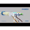 Plug court RJ45 10G, classe Ea 4PPOE blindé