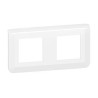 Plaque de finition horizontale Mosaic 2 x 2 modules, blanc