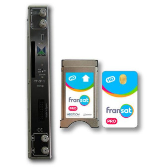 Transmodulateur DVB-S2 vers COFDM avec contrôle d'accès – réf. D1ALTT211