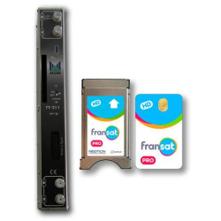 Transmodulateur DVB-S2 vers COFDM avec contrôle d'accès – réf. D1ALTT211