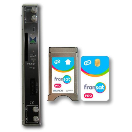 Transmodulateur DVB-S2 vers COFDM avec contrôle d'accès – réf. D1ALTT211