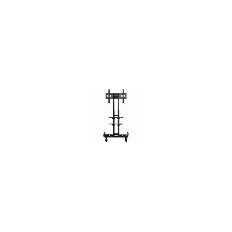 Support TV à roulettes 32-70 pouces – VESA 600 x 400, hauteur 112 + 152 cm, 45,5 kg