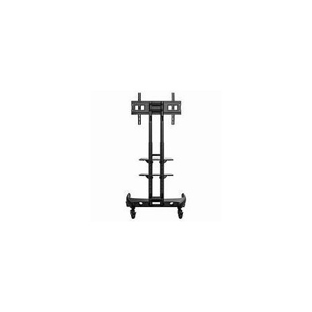 Support TV à roulettes 32-70 pouces – VESA 600 x 400, hauteur 112 + 152 cm, 45,5 kg