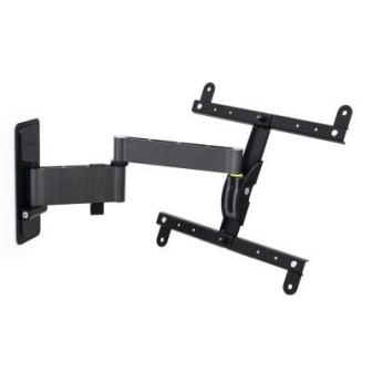 Support mural 2 bras, 19-42" – inclinaison 50/-24°, rotation 180°, VESA 400 x 400, 20 kg