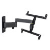 Support mural 2 bras, 19-42" – inclinaison 50/-24°, rotation 180°, VESA 400 x 400, 20 kg