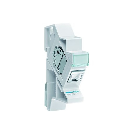 Connecteur RJ45 Cat 6 Hager – avec support modulaire, grade 2TV